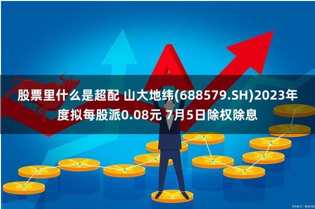 股票里什么是超配 山大地纬(688579.SH)2023年度拟每股派0.08元 7月5日除权除息